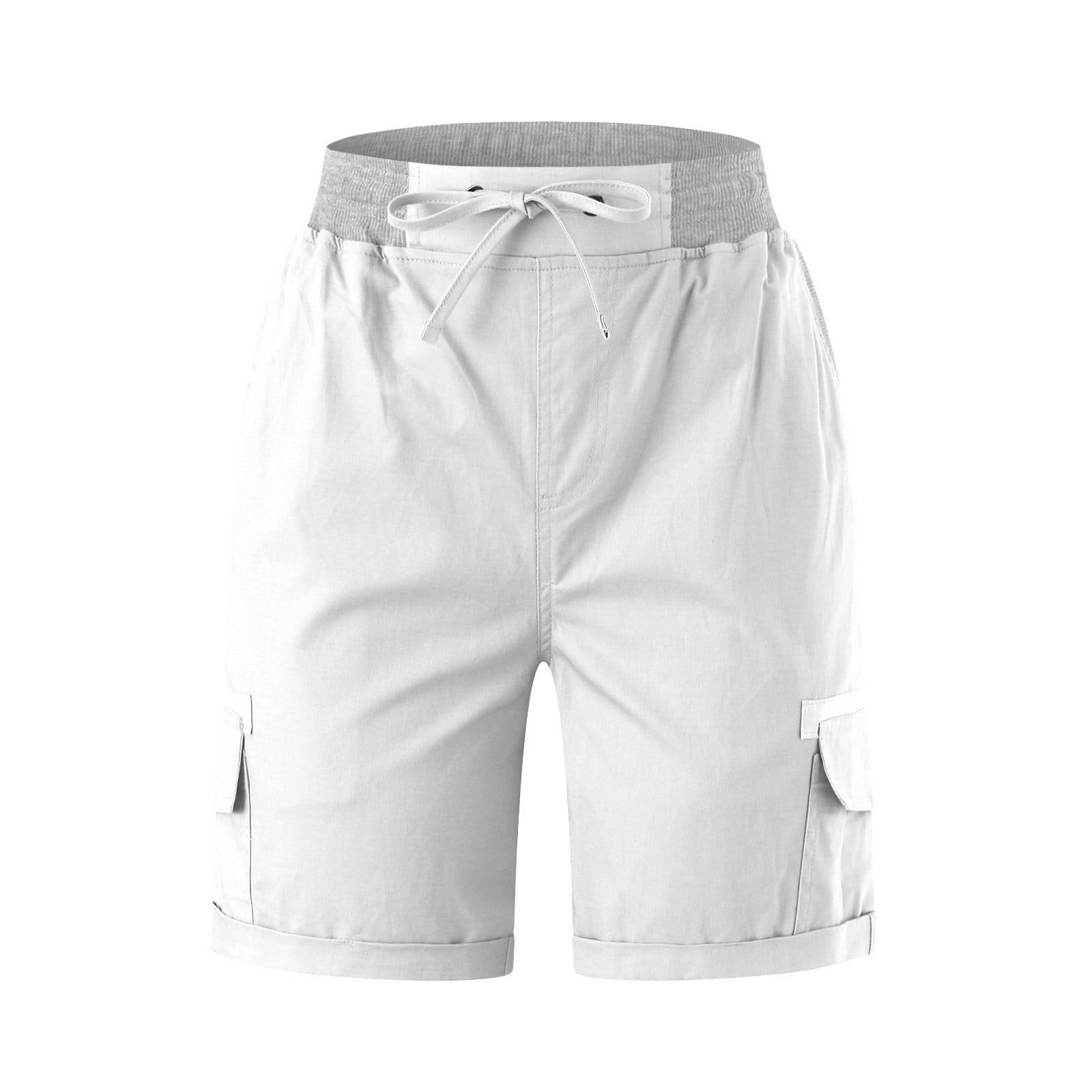 Aayomet Workout Shorts Women's 12" Bermuda Shorts Knee Length Running