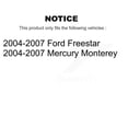 thumbnail image 2 of Transit Auto Front Rear Disc Brake Rotors and Ceramic Pads Kit for Car 2004-2007 Ford Freestar Mercury Monterey K8T-100923, 2 of 11