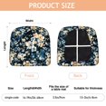 thumbnail image 3 of Pioneer Flower Floral Print Pattern Seat Covers for Dining Room Chairs Set Of 4,Stretch Printed Washable Chair Seat Cover with Elastic Ties and Button,Removable Waterproof Couch Cushion Covers, 3 of 6