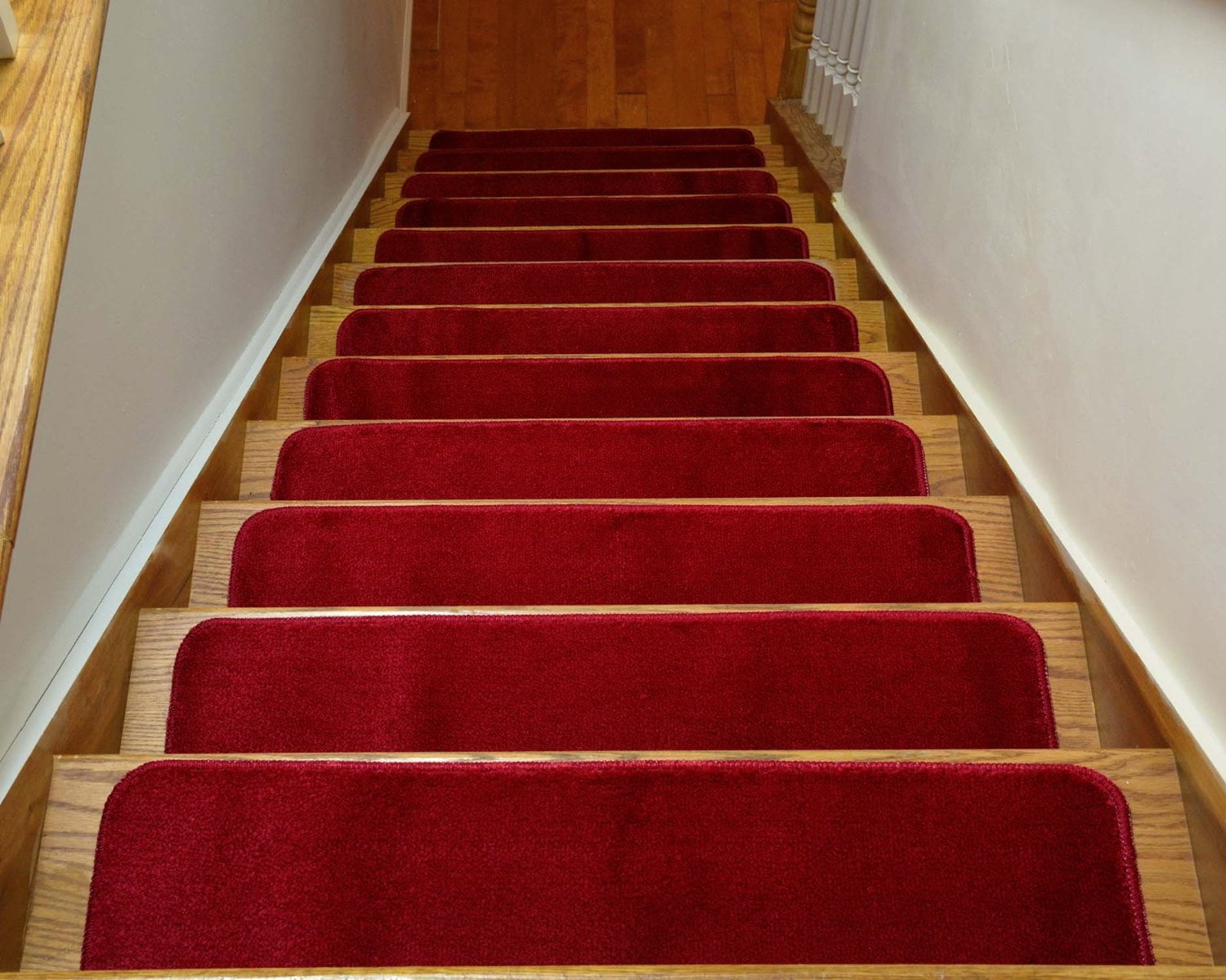 Comfy Collection Stair Tread Treads Indoor Skid Slip Resistant Carpet Stair Tread Treads Machine Washable 8 /½ inch x 30 inch 1 Piece, Beige