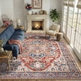 thumbnail image 3 of CHITOOMA 8'x10' Boho Area Rugs for Living Room, Machine Washable Area Rug with Non-Slip Backing, Stain Resistant Non-Shed Carpet for Bedroom, Dining Room, Dorm, Office, 3 of 12