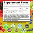 thumbnail image 4 of Whole Food Vitamin C Complex - 1450mg Organic Berries - 675 mg Vitamin C per Serving, High-Potency Antioxidant & Immune Support with Acerola, Amla and Natural Bioflavonoids - Vegan, Non-GMO, 120 Ct, 4 of 6