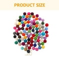 thumbnail image 2 of Eease 100pcs Felt Pom Poms Woolen Charms Ornaments DIY Craft Mixed Color 2CM, 2 of 6
