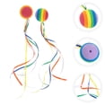 thumbnail image 3 of 2 Pcs Décorations d'Antenne de Voiture Forme Ronde Multicolore Design Élégant pour Personnalisation Extérieure du Véhicule, 3 of 9