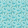 thumbnail image 1 of Ahgly Company Machine Washable Indoor Square Transitional Medium Turquoise Green Area Rugs, 5' Square, 1 of 7