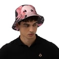 thumbnail image 4 of Balery Chibi Axolotl Sakura Fantasy Sombreros para el sol para hombre y mujer, sombrero de pescador con UPF 50+, 4 of 6