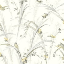 Chesapeake Meadowlark Yellow Botanical Wallpaper