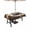 Brown, variant on Outdoor Tablecloths with Umbrella Hole & Zipper, Japanese Style 54x80 Inch Tablecloth Rectangle, Dark Brown Rustic Owl Birds Tree Branches Waterproof Table Cloth, Patio/Pool/Picnic Table Covers