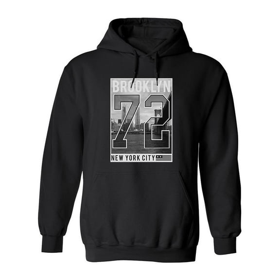 Brooklyn Bridge '72 Hoodie Men -Image by Shutterstock, Male x-Large