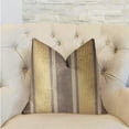 thumbnail image 2 of Plutus 12" x 20" Graceful Bridge Luxury Throw Pillow in Yellow and Gray, 2 of 3