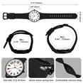 thumbnail image 5 of Bomieux Watch for Women Nurse Watch for Doctors Luminous Easy Read Dial,12/24 Hours with Second Hand,Silicone Band,Waterproof Watch Mother's Day gift for Women, 5 of 7