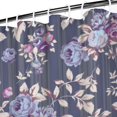 thumbnail image 4 of Waterproof Pioneer Shower Curtain 84x72 Inch Polyester Unique Colorful Floral Shower Curtain for Bathroom Hotel Home Decor with 12 Plastic Hooks, 4 of 5