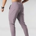 thumbnail image 5 of Sentmoon Pants Casual Pants for Men Men's Casual Solid Color Outdoor Pants Drawstring Elastic Waist Multi Pocket Trousers Breathable Fall and Winter for Lightweight Warmth and Layering M, 5 of 5