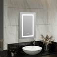20"x30" Bathroom LED Mirror Medicine Cabinet with Defogger, Dimmer ...