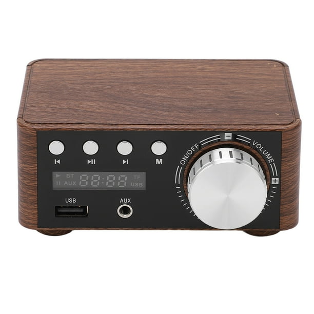 Mini amplificador de potencia Bluetooth 5.0 estéreo HiFi digital de 2 canales de 50 W y 50 W con entrada USB