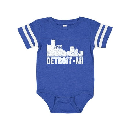 

Inktastic Detroit Skyline Grunge Gift Baby Boy or Baby Girl Bodysuit