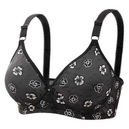 

Ovzne Woman Sexy Ladies Bra Without Steel Rings Sexy Vest Large Lingerie Bras Everyday Bra