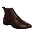 thumbnail image 6 of DbDk CINCO-2 Womens Side Elastic Panel Chunky Heel Chelsea Pull-On Ankle Boots, 6 of 6