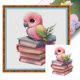 thumbnail image 1 of Kit Punto Cruz Loro Impreso 18 Quilates Con Hilo Algodón Ecológico Y Bordado (D96), 1 of 9