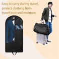 thumbnail image 2 of 43" Garment Bags for Travel,Garment Bags for Hanging Clothes,Transparent Window,Card Bag,Metal Zipper, Dustproof and Moisture-proof,Large Capacity Design, Suitable for Suits, Sweaters, Dance Costumes, 2 of 7