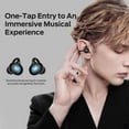 thumbnail image 2 of Monster Open Ear Earbuds, Bluetooth 6.0 Earphones Stereo Sound, Open Ear Clip Wireless Earbuds 40 Hours Playback, with Smart Digital Display Design, Touch Control, IPX6 Waterproof, 2 of 8