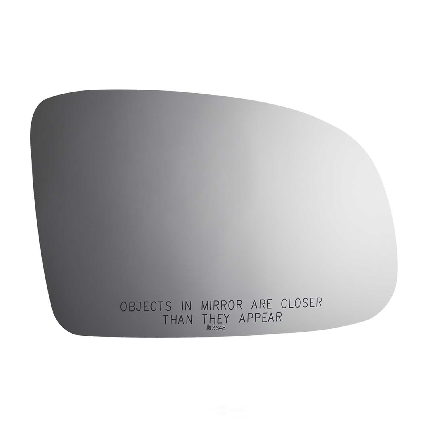 Burco Side View Mirror Replacement Glass - Clear Glass - 3648
