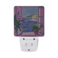 thumbnail image 5 of Yayeee LED Plug in Night Light for The Home with Auto Dusk to Dawn Light Sensors, 2 Pack, Purple Window Scene, 5 of 6