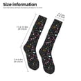 thumbnail image 5 of Fotbe I love you Mom print Women's Men's Novelty Crew Socks Cotton Socks Knee High Socks for Walking,Running,Nurses,Pregnancy, 5 of 9