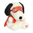 thumbnail image 2 of Aurora - Mini White Peanuts - Palm Pals 6" Snoopy Kissing Bandit - Adorable Stuffed Animal, 2 of 5