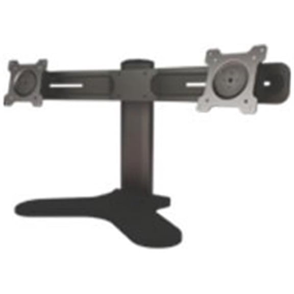 Crimson  Dual Monitor Desktop Stand - Black