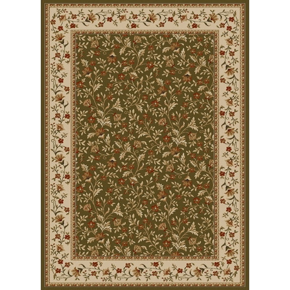 Vitaly Rafiqi Area Rug 1593 Sage Italian Bordered 7' 9" x 11' Rectangle
