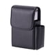 thumbnail image 1 of Inteprter Caja de cigarrillos multiusos con PU para tarjetas de visita, hecha con estuche para tarjetas de visita de PU, buenos regalos Almacenamiento y organización del hogar lichi negro, 1 of 6