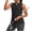 A1 Black, variant on Outfmvch Women Sleeveless Collared V Neck Golf Polo Tank Tops 2026 Summer UPF 50 UV Protection Quick Dry Moisture Wicking Cooling Breathable Tennis Athletic Outdoor Sport Shirts Black L