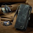 thumbnail image 4 of Zipper Wallet Case Compatible With Samsung Galaxy Z Fold 4, Pu Leather Cover With Card Holder & Wristband, 4 of 5