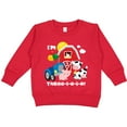 thumbnail image 2 of Inktastic Three-i-e-i-o 3rd Birthday Toddler Sweatshirt, 2 of 4