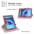 thumbnail image 2 of Labanema 10.1" Vankyo MatrixPad S30 Tablet Case, 360 Degree Rotary Stand 10.1" Vankyo MatrixPad S30 Tablet Cover, Case for 10.1" Vankyo MatrixPad S30 Tablet (Rose Red), 2 of 7