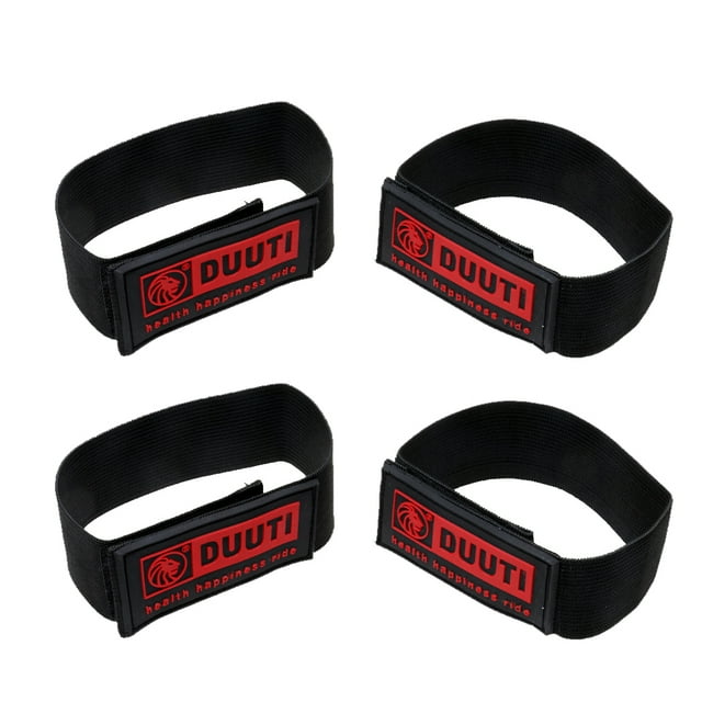 2x 1 Par de Bicicletas Pantalones Pierna de Correa de Elastico para Escalada Hiking Acampada DYNWAVEMX Banda para pantalones de ciclismo