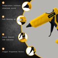 thumbnail image 3 of Pistola de pegamento caliente inalámbrica compatible con Mellif, batería Dewalt de 20 V, 3 of 8