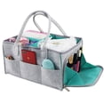 thumbnail image 3 of Bolsa De Pañales De Fieltro, Organizador De Bebé Con Cremallera, Cesta De Almacenamiento Para Guardería, Compartimentos Para Ropa, Cochecito Multifunción De Gran Capacidad Tipo 1 Advancent BA000745-03, 3 of 5