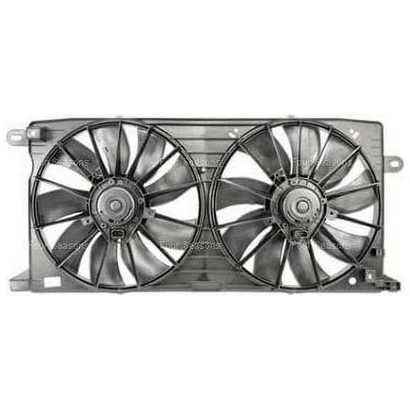 4-Seasons 75421 Cooling Fan Assembly, Dual fan, Radiator and A/C Condenser Fan Fits select: 2000-2005 BUICK LESABRE, 2000-2005 PONTIAC BONNEVILLE