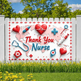 thumbnail image 5 of 3D Heart Design Thank You Nurse Appreciation Banner with Healthcare Theme for Medical Event Hospital Decor Professional Recognition, 5 of 8