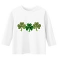 thumbnail image 4 of KyCheLot 3/4 Sleeve Shirts for Girls St.Patrick's Day Crewneck Pullover Printed Tee Shirts 3-13 Years, 4 of 4