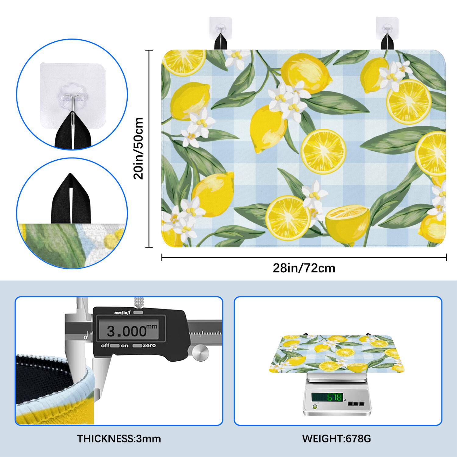 Floral Stove Top Covers for Electric Stove, Cactus and Succulent Stove Top Cover Protector, Thick Induction Cooktop Protector, Heat Resistant Range Ceramic Stove Top Covers Mat, Dish Drying Mat