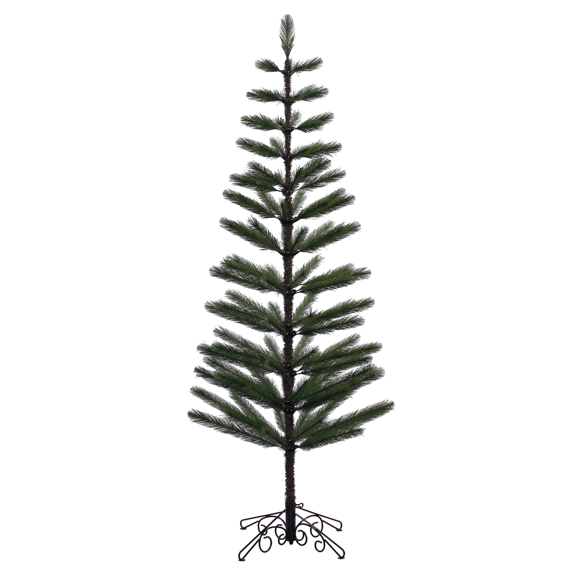 6' x 28" Green Feather Tree 86Tips
