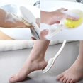 thumbnail image 4 of nipocaio Bath Brush, Skin Cleansing Brush 3 In 1 Foldable Long Handle Body Back Scrubber With Brush Sponge Pumice Stone1 Set-white, 4 of 5