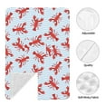 thumbnail image 4 of Car Seat Cover Baby, Cartoon Lobsters 1 Baby Car Seat Cover for Baby Boys Girls Newborn , Infant Car Seat Canopy Cover Nursing Breastfeeding Cover Warm Blanket, 4 of 7