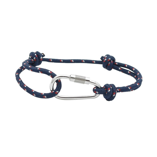 Joyería clásica Regalo hecho a mano Adornos ajustables Cadena para niñas Niño Oficina Graduación Fiesta Favores Acción de gracias Azul Hugo Cadena de pulsera