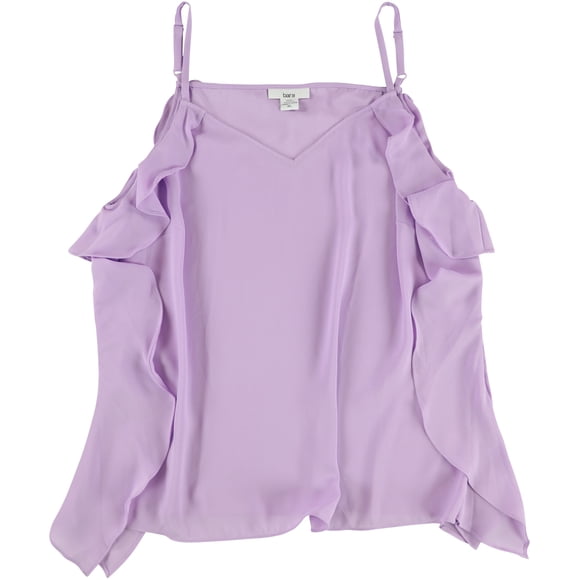 Blusa con volantes laterales Bar III para mujer púrpura X-Large
