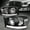 Black/Clear, variant on Nuvision for 06-09 Dodge Ram Pickup LED DRL Headlights Smoked Lens Clear Corner