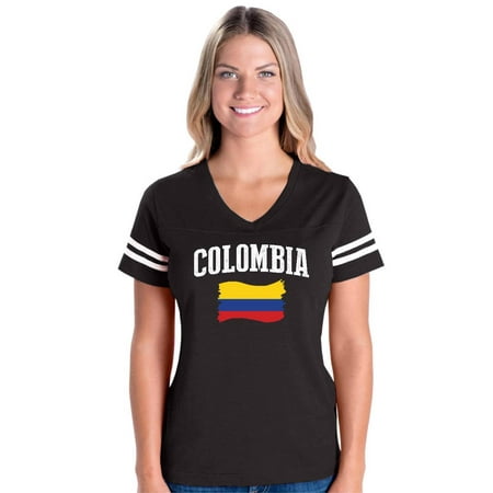 Colombia Womens V-Neck Fine Jersey Tee